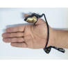 Brass Leather Thumb Ring